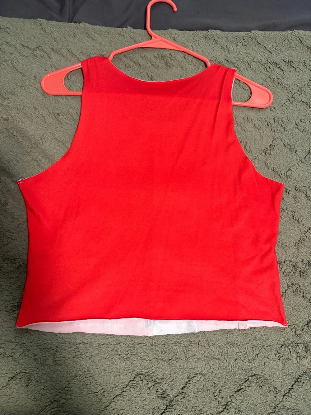 Red & Black Graphic Kids Tank Top - Motorcycle Graphic - Picture 2 of 3